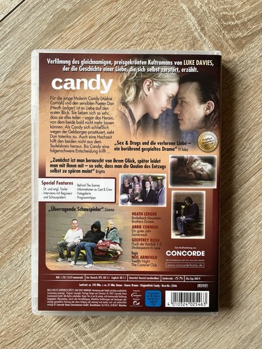 candy * reise der engel* DVD * Heath Ledger * Abbie Cornis * DVD * wie NEU!!! - Bild 2 von 2