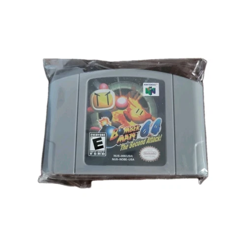 Bomberman The Second Attack Nintendo 64 N64 Video Game Cartridge