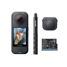 Insta360 X4 Air Pack Starter Nero grafite Videocamera leggera 165g 8K 360 selfie
