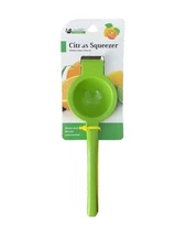 Citrus Squeezer Manual Press Culinary Fresh Heavy Duty Diecast Juicer Brand New