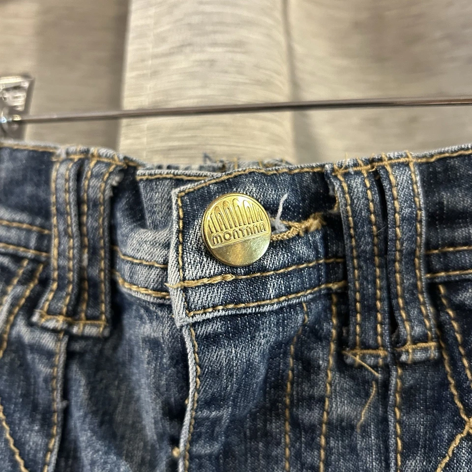 Pantalones vaqueros vintage Hannah Montana bordados talla 6 Foto 3 de 4