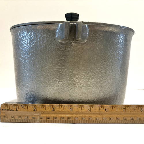 Vintage Club gehämmerte Aluminiumguss Töpfe Herzform mit Deckel & abnehmbarem Griff - Bild 21 von 21