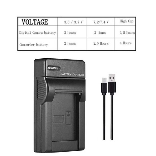 Battery Charger for BN-VG114 BN-VG107E BN-VG108E BN-VG108 BN-VG107U BN-VG107US - Picture 5 of 10