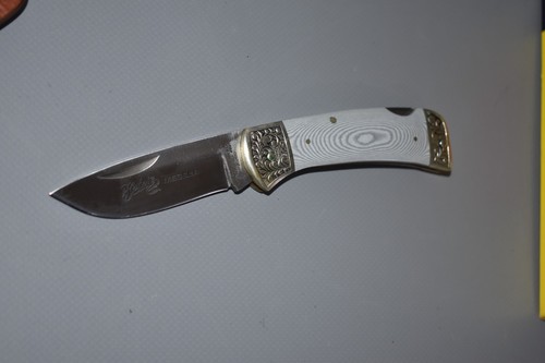 C. Jul. HERBERTZ Klappmesser 440er Taschenmesser mit Lederetui top Fach #F5 - Bild 3 von 8