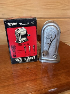 Hunt Boston Ranger 55 Pencil Sharpener 6 Hole NOS W/ Original Box