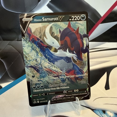 Hisuian Samurott V SWSH239 SWSH: Sword & Shield Promo Cards Holo - Picture 1 of 2