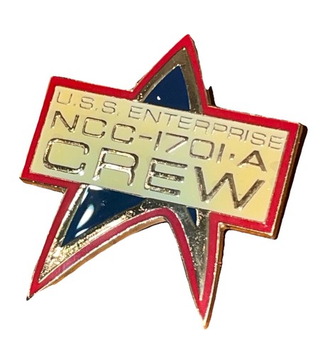 Vintage Star Trek Pins, Button & Patch Lot(5) - Picture 2 of 6