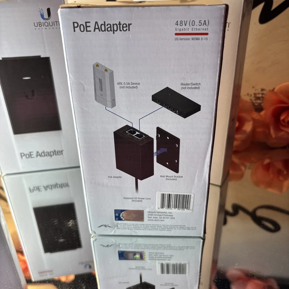 Ubiquiti POE-48-24W-G 48V 0.5A Power Over Ethernet Adapter – New In box. (4) - Image 3 of 3