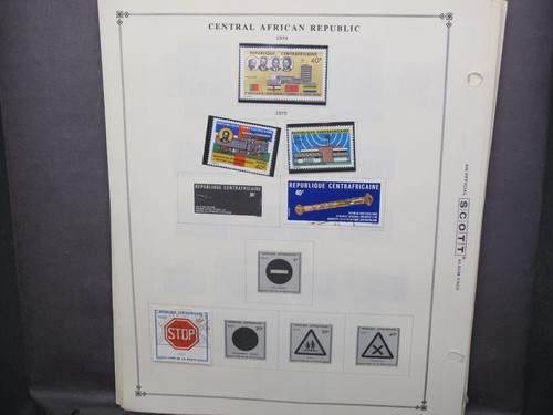 Central African Republic Collection On Scott Album Pages 1959 To 2007 - 第 17/24 張圖片