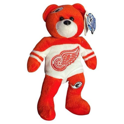 Paar (2) NHL Detroit Red Wings Team Ice Bears 8" Sitzsack Bär Hasek Trikot - Bild 2 von 7