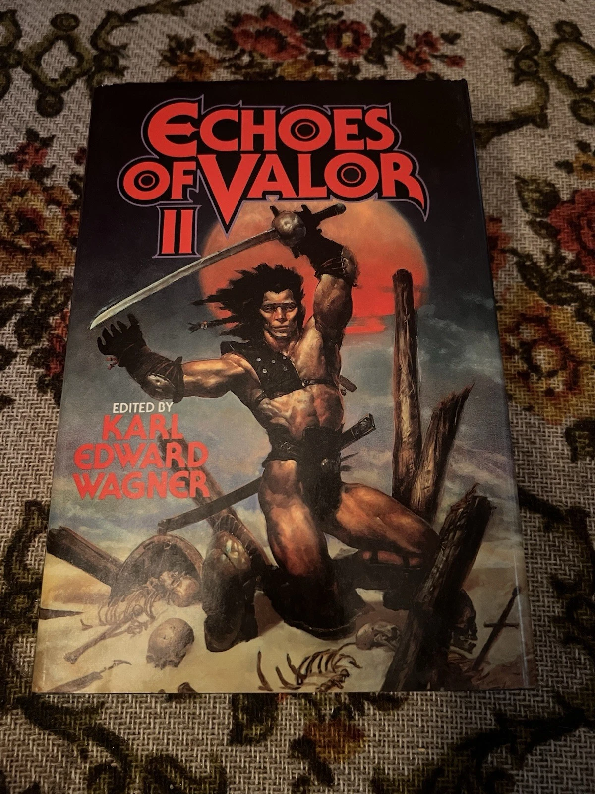 Echoes of Valor II - Karl Edward Wagner (1st edition 1st print HC) Tor, 1989