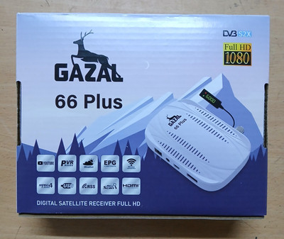 GAZAL receiver 66 Plus free fast shipping رسيفر اشتراك 10 سنوات