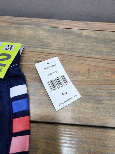 Eddie Bauer Youth Everyday Shorts Girl's 2 Pack XS 4/5 Navy Blue - Picture 2 of 6