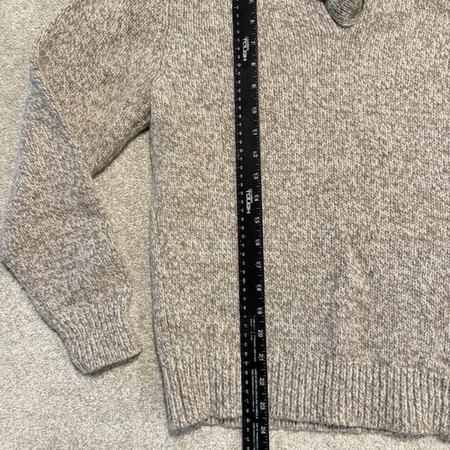 2 Vintage LL Bean Pullover Gr. Small Rag Lammwolle Holz Knopf Henley Pullover - Bild 9 von 12