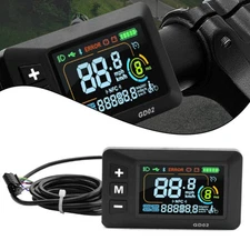 GD02 Smart LCD Display For Electric Bike SM Connector 24-60V LCD Color Screen