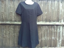 United Colors of Benetton Women's Short Sleeve Little Black Dress UK S