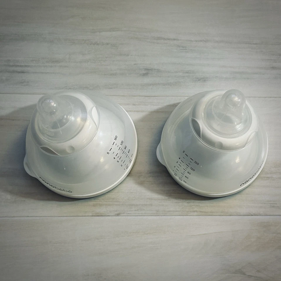 Mamadeiras de leite materno Nanobébé - Lote de 2 mamadeiras - Imagem 3 de 4