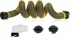 15FT RV Sewer Hose, 24-Mil Heavy Duty TPE Material for Abrasion Resistance and C