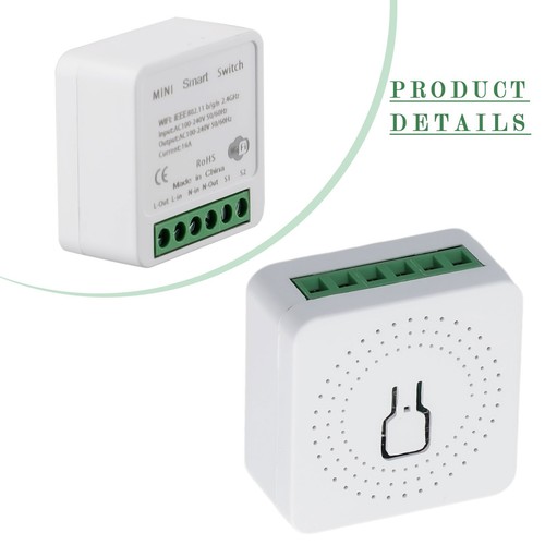 {"Switch":"Schalten"} Smart Switch Für Smart Life/Tuya App {"White":"Weiß"} - Bild 3 von 12
