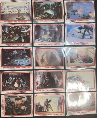 Set of 1980 Star Wars Empire Strikes Back Topps Series 1 Trading Cards - Picture 15 of 23