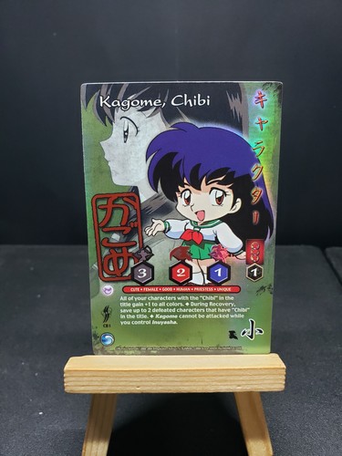 Kagome, Chibi CB1 Foil Ultra RARE Inuyasha Score Trading Card Game TCG - Bild 1 von 2