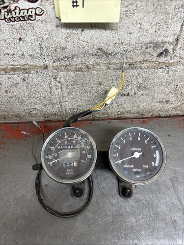 1982 Suzuki Sp500 Sp 500 Speedometer Tachometer - Picture 2 of 5