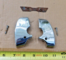Pair Rl Steering Column Escutcheons 1948-49 Hudson Commodore Super 1949 Pair Rl Steering Column Escutcheons 1948-49 Hudson Commodore Super 1949