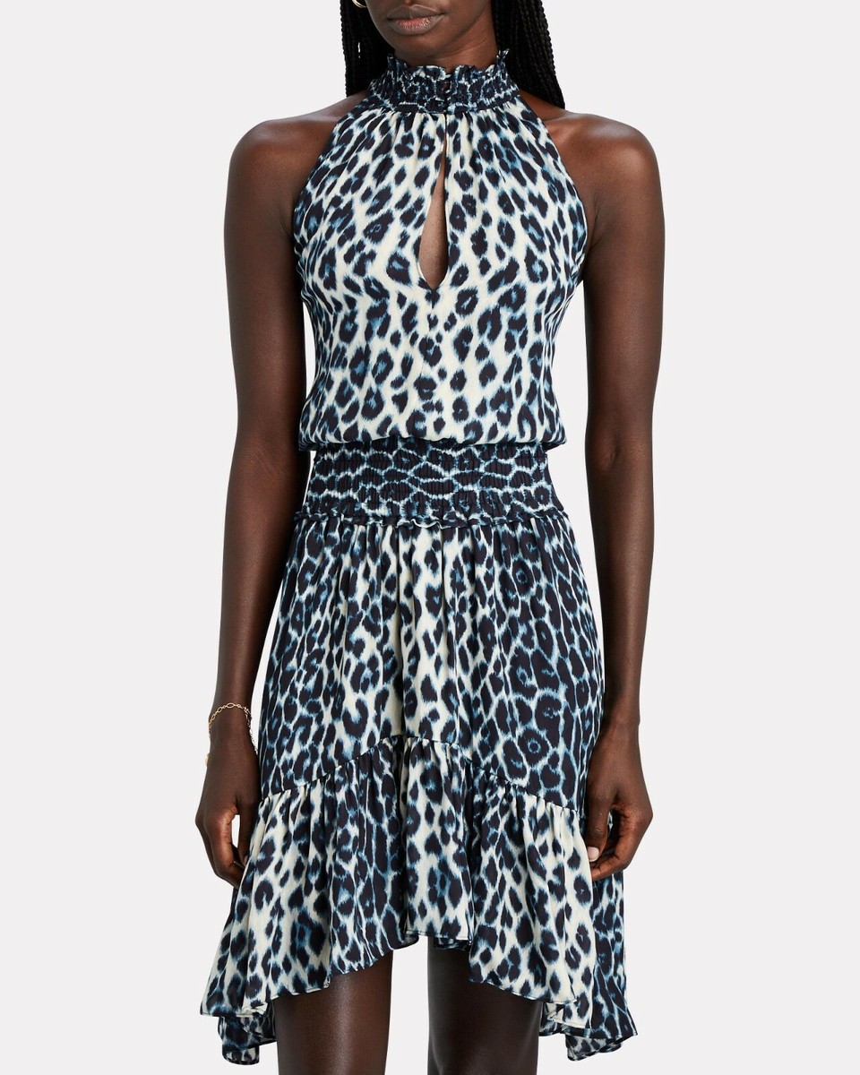 alc blue leopard dress Lady Black Tie - 89405 - Amarra - Leopard Print Fitted Gown main image 1