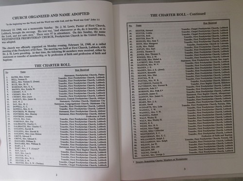First Fifty Years 1948-1998 Westminster Presbyterian Church Lubbock Florence Gum - Bild 9 von 22