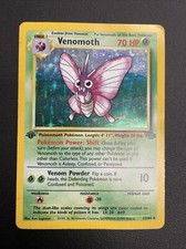 1st Edition Pokémon TCG Venomoth Jungle 13/64 Holo Rare