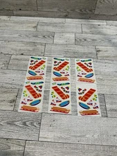 Mrs Grossman's Winter Accessories Sticker Strips Sleds Toboggan Skates Vintage