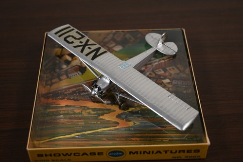 Vintage Cox Showcase Miniatures The Spirit Of St Louis Airplane - Picture 3 of 6