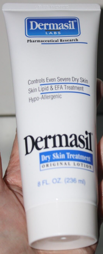 Dermasil Dry Skin Hand Body Lotion Treatment 8 Oz Hypoallergenic Cream Twist Top - Picture 3 of 3