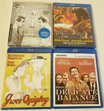 NEW ~ Philadelphia Story  Lion Winter  Quigley  A Delicate Blu-ray Hepburn LOT