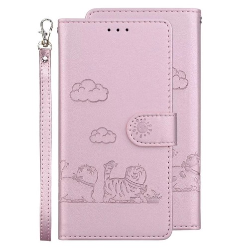 For Redmi Note 14Pro 13 12S 11T 11E Leather Antitheft Brush Cat Wallet Flip Case - Picture 12 of 12