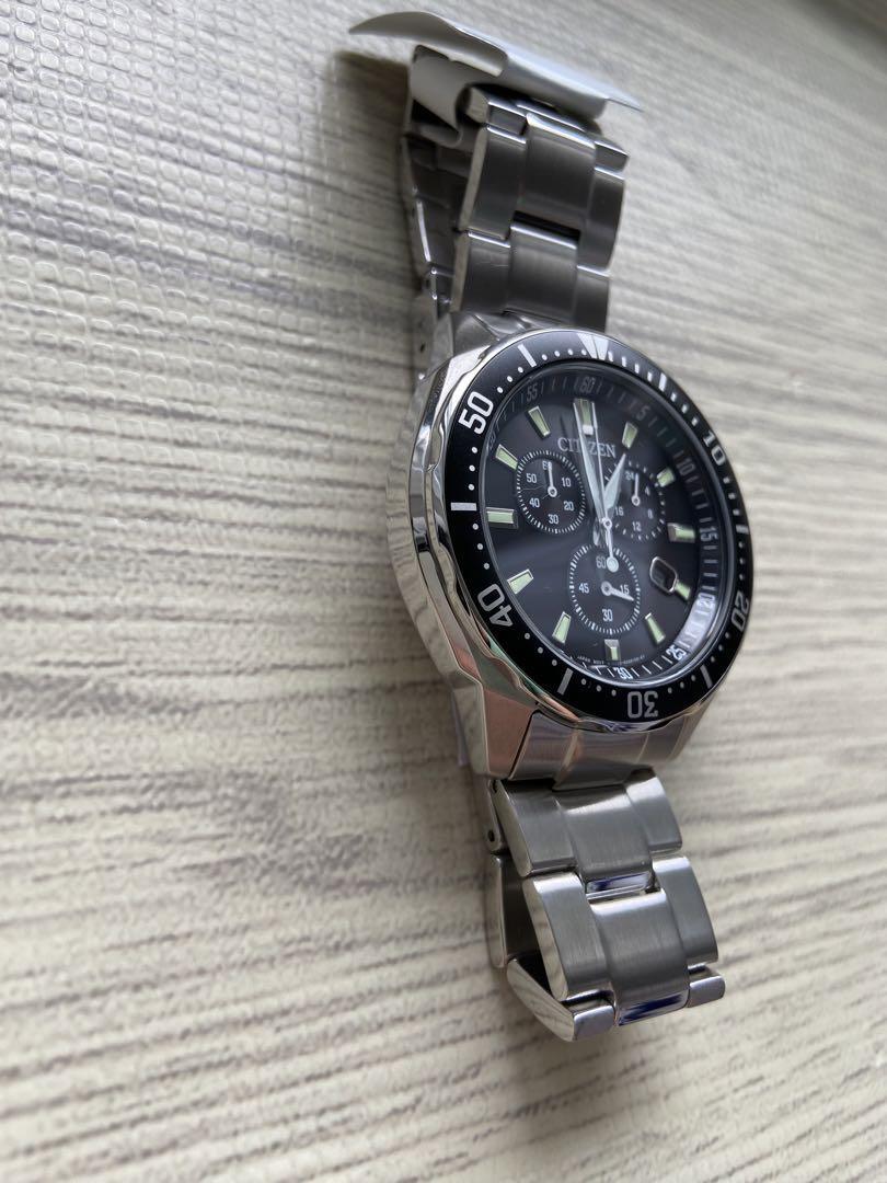 Citizen H500-S064538 Stainless Steel Date Eco Drive Solar Mens