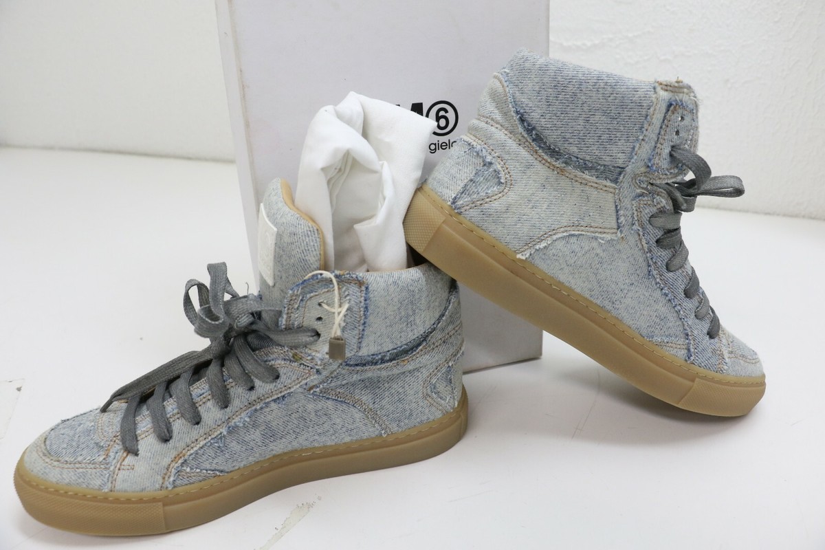 MM6 MAISON MARGIELA DENIM Wedge Women's Sneakers EU 37 US 7 MM6 MAISON MARGIELA DENIM Wedge Women's Sneakers EU 37 US 7