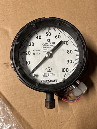 Ashcroft Duratran pressure transmitter 45-2279SSH 04L 025 XFM NIB  - Picture 1 of 6