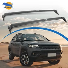 220 LBS Roof Rack Cross Bars Fit for Jeep Compass 2018-2025 Cargo Bar Carrier 