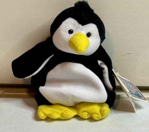 GMA Floppy Friends Piper Penguin Stuffed Animal W/ Tag Vintage 1990’s 7” - Picture 5 of 5
