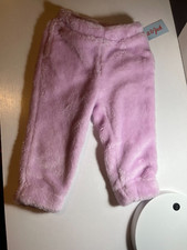 Cat  Jack Girls Faux Fur Bottoms, Light Purple Size 4T