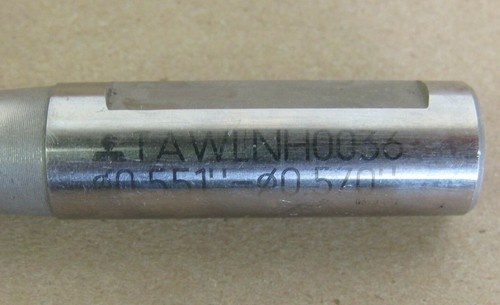 MITSUBISHI INDEXABLE DRILL HOLDER TAWLNH0036 0.551" - 0.570", 7.25" OAL - Picture 2 of 8