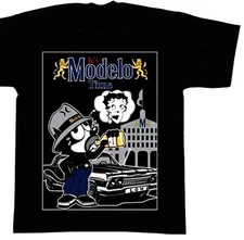 Modelo Time Felix & Boo T-Shirt Print On Shaka Wear Heavyweight Tee