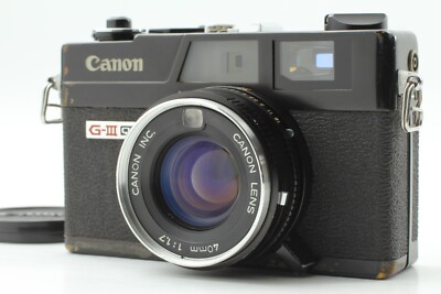 CANON CANONET QL17 GIII Black Rangefinder 35mm Film Camera