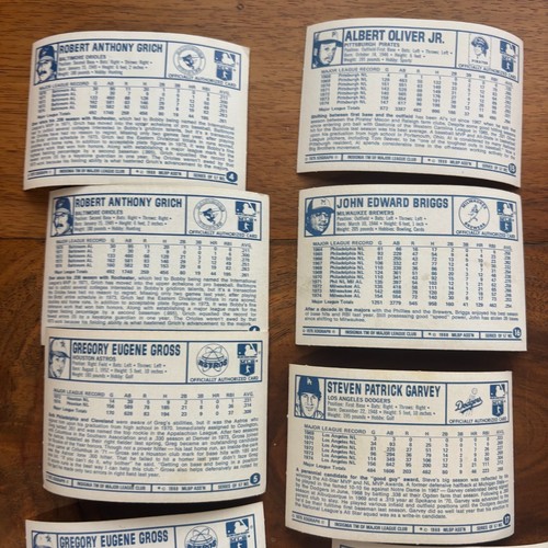 1975 Kellogg's 3-D Super Stars Baseball Cards Lot of 16 Some Duplicates Xograph - Picture 11 of 15