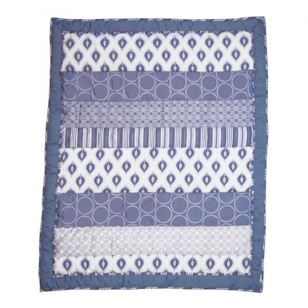 Juego de cama para cuna Kidsline Dena Indigo 4 piezas + azul móvil (total 5 piezas) *Nuevo* Foto 2 de 4