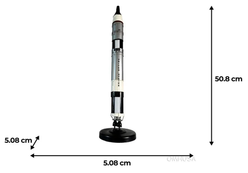 Gemini Titan Rocket Spacecraft Metal Model 20" NASA Space Exploration Mission - Picture 10 of 10