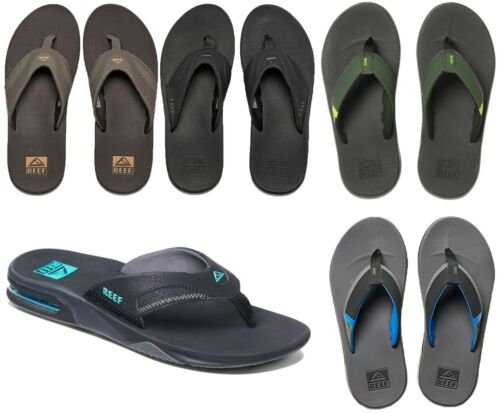 REEF - OFFICIAL - Mens Mick Fanning Flip Flops Sandals - Bottle Opener - NEW - Picture 1 of 20