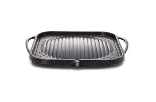 Koreanischer Gold Marmor Quadratisch Samgyupsal Grill Teller Pfanne Grill BBQ, Made in Korea - Bild 4 von 5