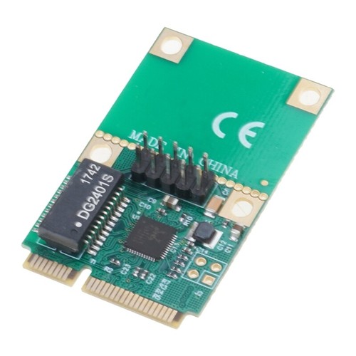 Mini Pci-e Card 10/100/1000Mbps Gigabit Ethernet RJ45 Adapter Card - Picture 7 of 11